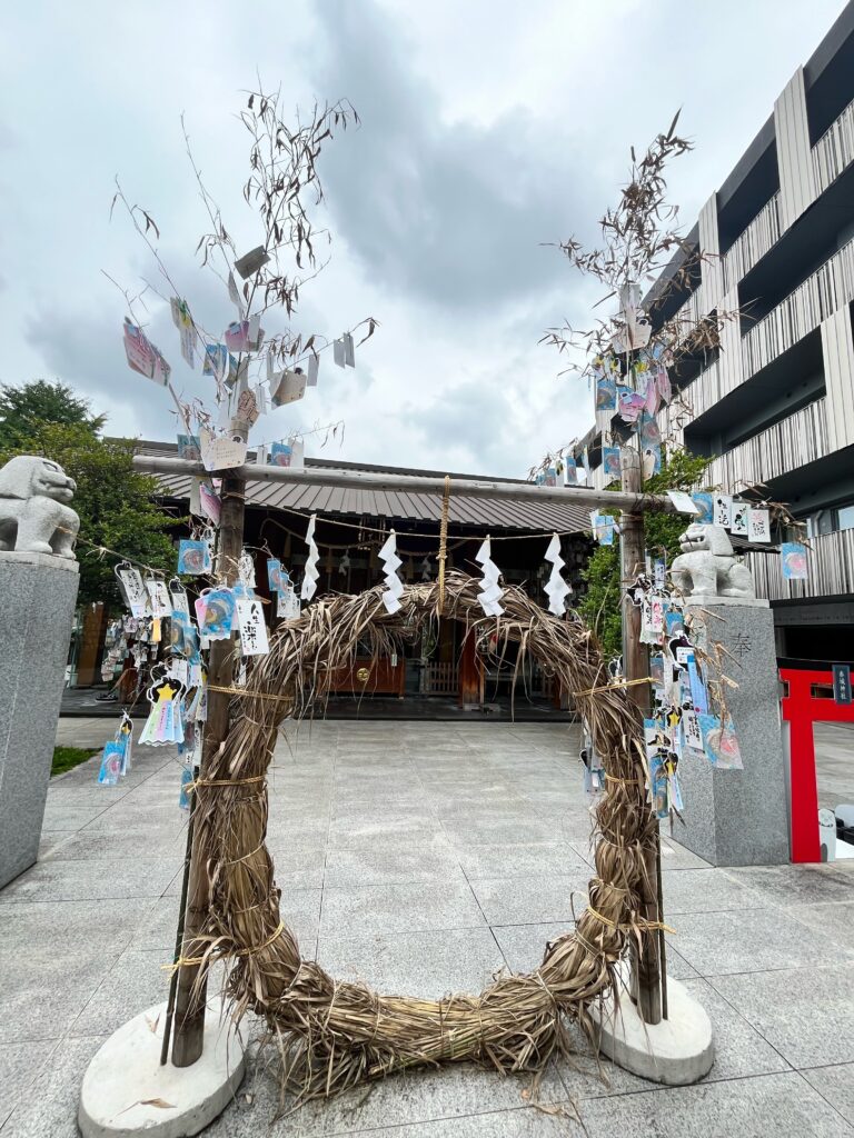 赤城神社 茅の輪くぐり